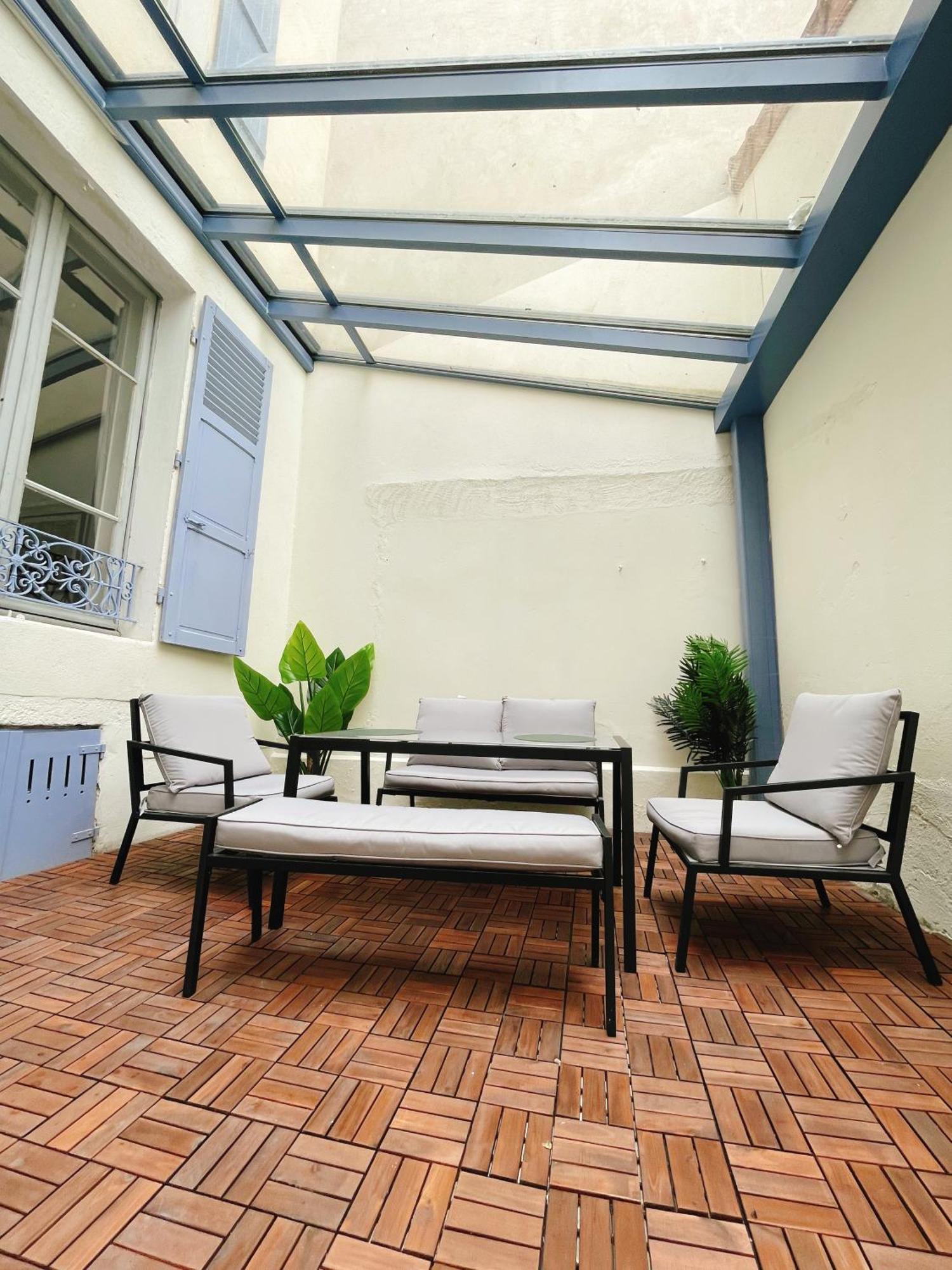 Villa Muguette - Coeur De Vichy- Rdc-Veranda Sur La Terrasse מראה חיצוני תמונה